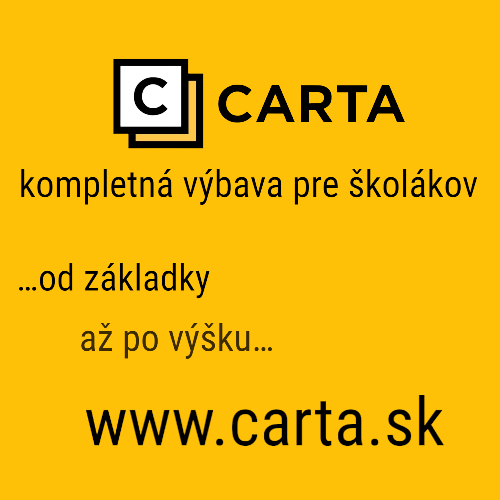 školské potreby Cart Slovakia
