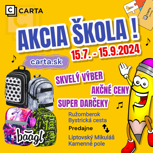 školské potreby Cart Slovakia