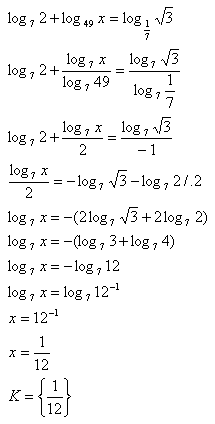 how to solve logarithm problems