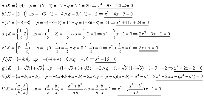 Quadratic Equation - Roots Properties – examples of 